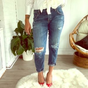 Citizens of Humanity Skinny leg distress denim